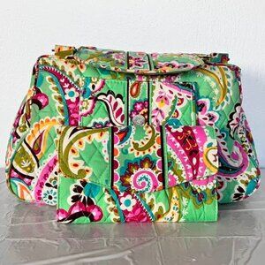 Vera Bradley shoulder bag with matching NWT strap wallet